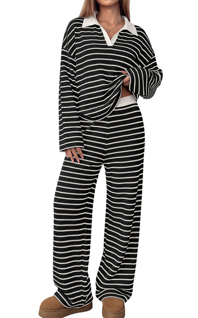 PRETTYGARDEN Women's Fall 2 Piece Lounge Matching Set Airport Outfits