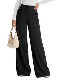 PRETTYGARDEN Women's Wide Leg Work Dress Pants Trousers