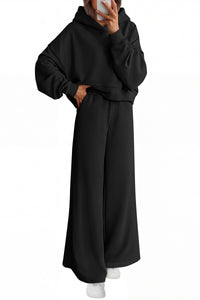PRETTYGARDEN Women 2 Piece Lounge Sets Long Sleeve Hoodies Wide Leg Sweatpants Sweatsuits Workout Set Fall Outfits 2026