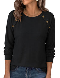PRETTYGARDEN Long Sleeve Shirts for Women Waffle Knit Tops Fall Fashion 2026 Dressy Casual Loose Tunic Blouse Winter Clothing