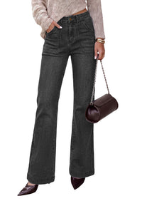 PRETTYGARDEN Womens High Waisted Wide Leg Jeans Demin Pants						  Practical Pockets,Loose Fit, Stretchy Straight Lightweight Baggy Jeans,Business Casual Work Outfits,2026 Fall Daily Wear