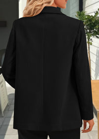 PRETTYGARDEN Women's Winter Corduroy Blazers Jackets Dressy Casual Ribbed Long Sleeve Lapel Fashion Work Business Outerwear