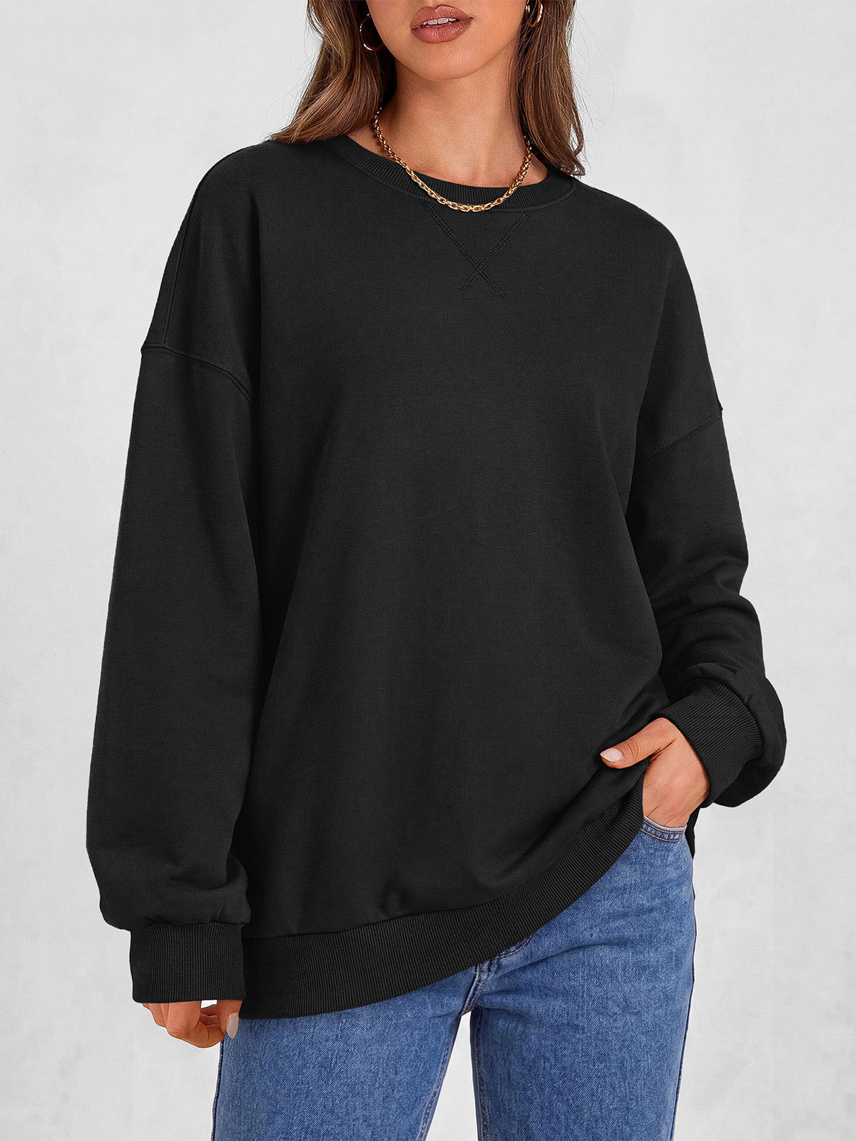 Classic Crewneck Ruched Waist Tee Shirts, Casual Fitted Cute Top, Soft Basic Layering, Y2k Fall Outfits, Fashion Clothing