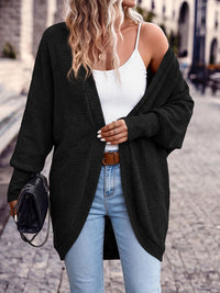 PRETTYGARDEN Batwing Long Sleeve Lightweight Cardigan Sweaters for Women | Batwing Sleeve Long Cardigans, Loose Fit Soft Ribbed Knit Light Weight Sweater, Early Fall Fashion Streetwear, Travel Outfits