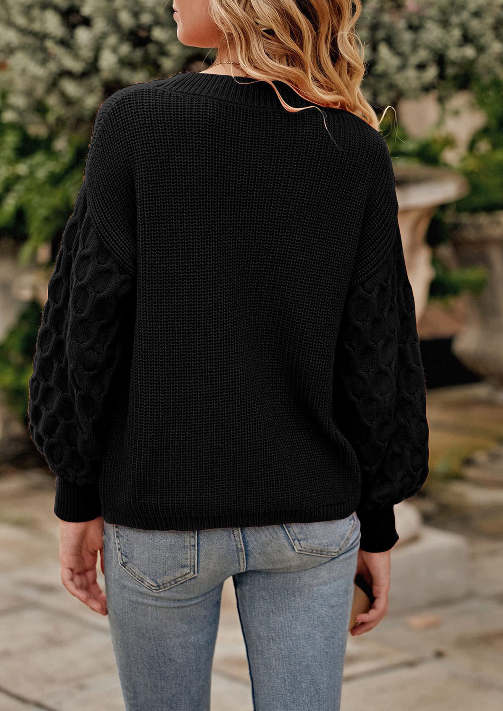 PRETTYGARDEN Women's Fall Pullover Sweater Casual Long Sleeve Loose Chunky Knit Tops Blouse Winter Fashion Clothing