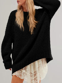 PRETTYGARDEN Womens Oversized Fuzzy Fall Sweaters 2026 Casual Pullover Tops Crew Neck Cozy Ribbed Knit Sweater, Slouchy Loose Fit Raglan Long Sleeve Tops, Chunky Soft Cute Clothes, Fashion Winter Wear