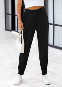 PRETTYGARDEN Womens Dress Pants Business Casual Trendy High Waisted Ankle Length Dressy Trousers Slacks Work Clothes