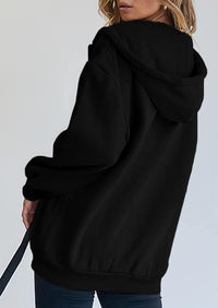 PRETTYGARDEN Women's Zip Up Y2K Hoodies Casual Long Sleeve Sweatshirts Fall Spring Track Jackets with Pockets