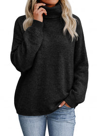 PRETTYGARDEN Women's Winter Turtleneck Sweaters Oversized Warm Pullover  Cozy Chunky Knit Sweater, Long Sleeve Tunic, Loose Fit Dressy Casual Tops, Trendy Fall Fashion Clothing, Holiday Outfits