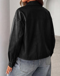 PRETTYGADEN Women's Faux Leather Jacket Fall Fashion Button Down Winter Coats Motorcycle Bomber Jackets Outerwear 2026