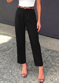 PRETTYGARDEN Womens Dress Pants Summer 2026 Work Clothes Tapered High Waisted Trousers Slacks Pockets Business Casual Outfits