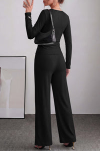 PRETTYGARDEN Women Fall 2 Piece LoungeWear Pant Sets