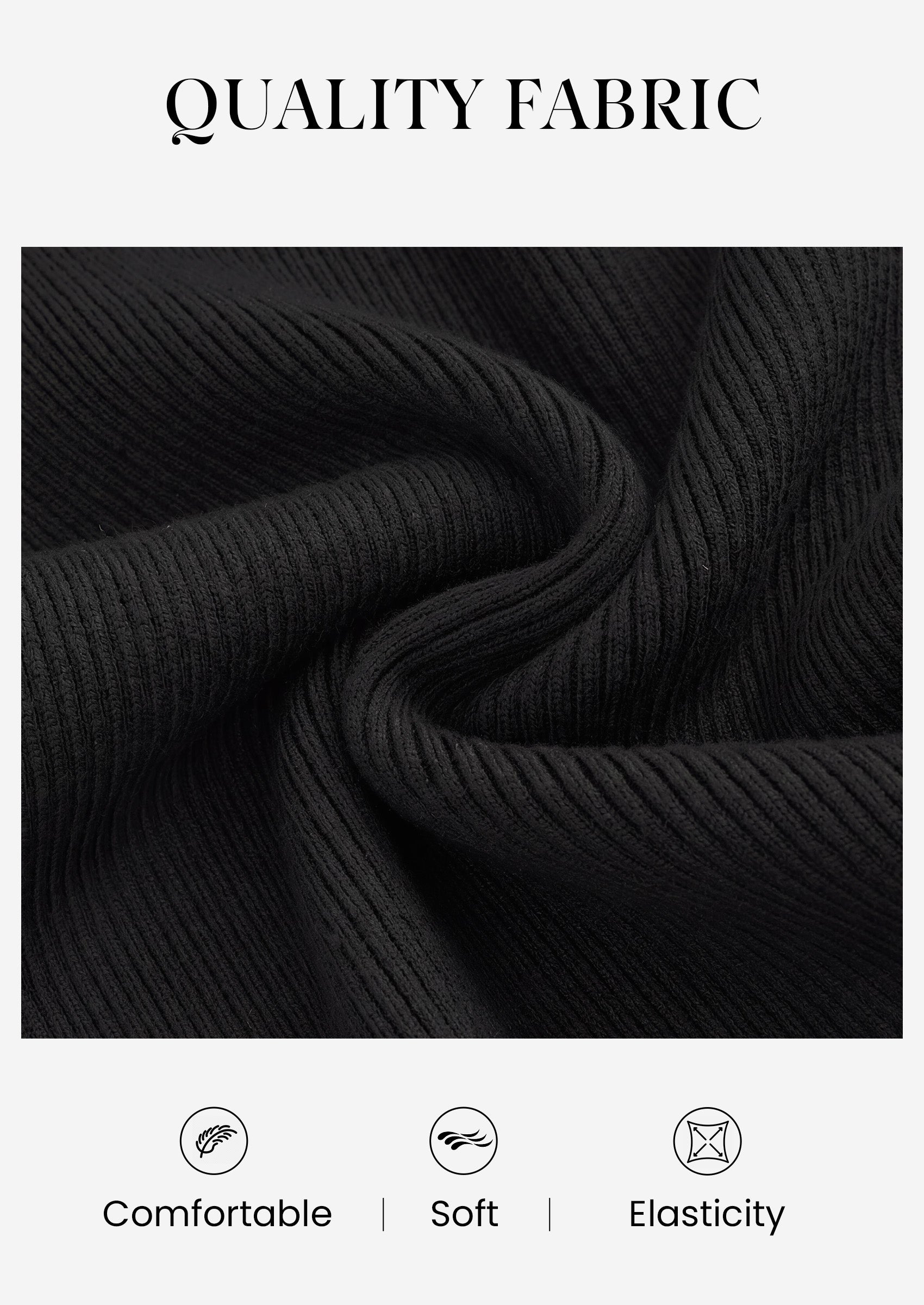 PRETTYGARDEN Womens Long Sleeve Bodycon Sweater Dress  Stretchy Ribbed Knit,Fringe Trim Cuffs & Hem,Slim Fit Crewneck,Date Night Outfits,Fall Winter Wedding Guest Cocktail Dresses