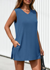 PRETTYGARDEN Women's Two Piece Lounge Set Summer Casual Oversized Shirts Biker Shorts Matching Airport Travel Outfit