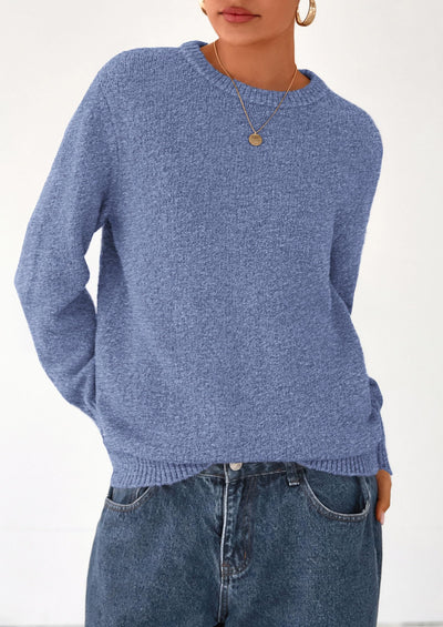 PRETTYGARDEN Womens Sweaters Fall Fashion Casual Crewneck Pullover Button Long Sleeve Cute Knit Tops Winter Clothes