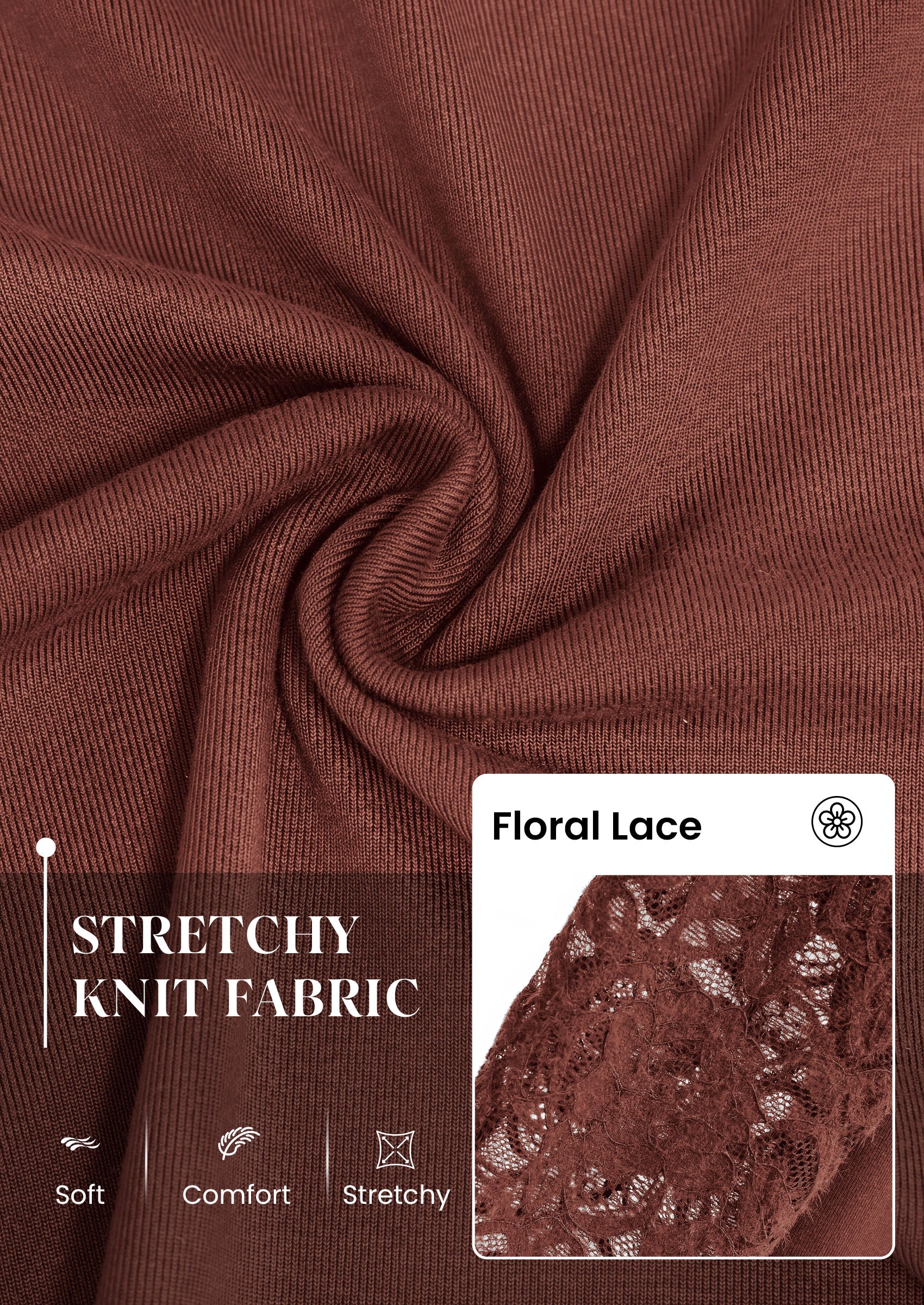 PRETTYGARDEN Sheer Lace Raglan Long Sleeve Shirts for Women | Soft Stretchy Knit,See Through Floral Sleeves,Crewneck Fitted Tshirts,Daily Going Out Tops,Office Layer,Fall Fashion Clothing