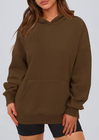 PRETTYGARDEN Womens Oversized Hoodies Fleece Hooded Sweatshirts Long Sleeve Pullover Tops Fall Outfits Winter Clothes