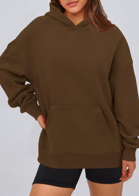 PRETTYGARDEN Womens Oversized Hoodies Fleece Hooded Sweatshirts Long Sleeve Pullover Tops Fall Outfits Winter Clothes