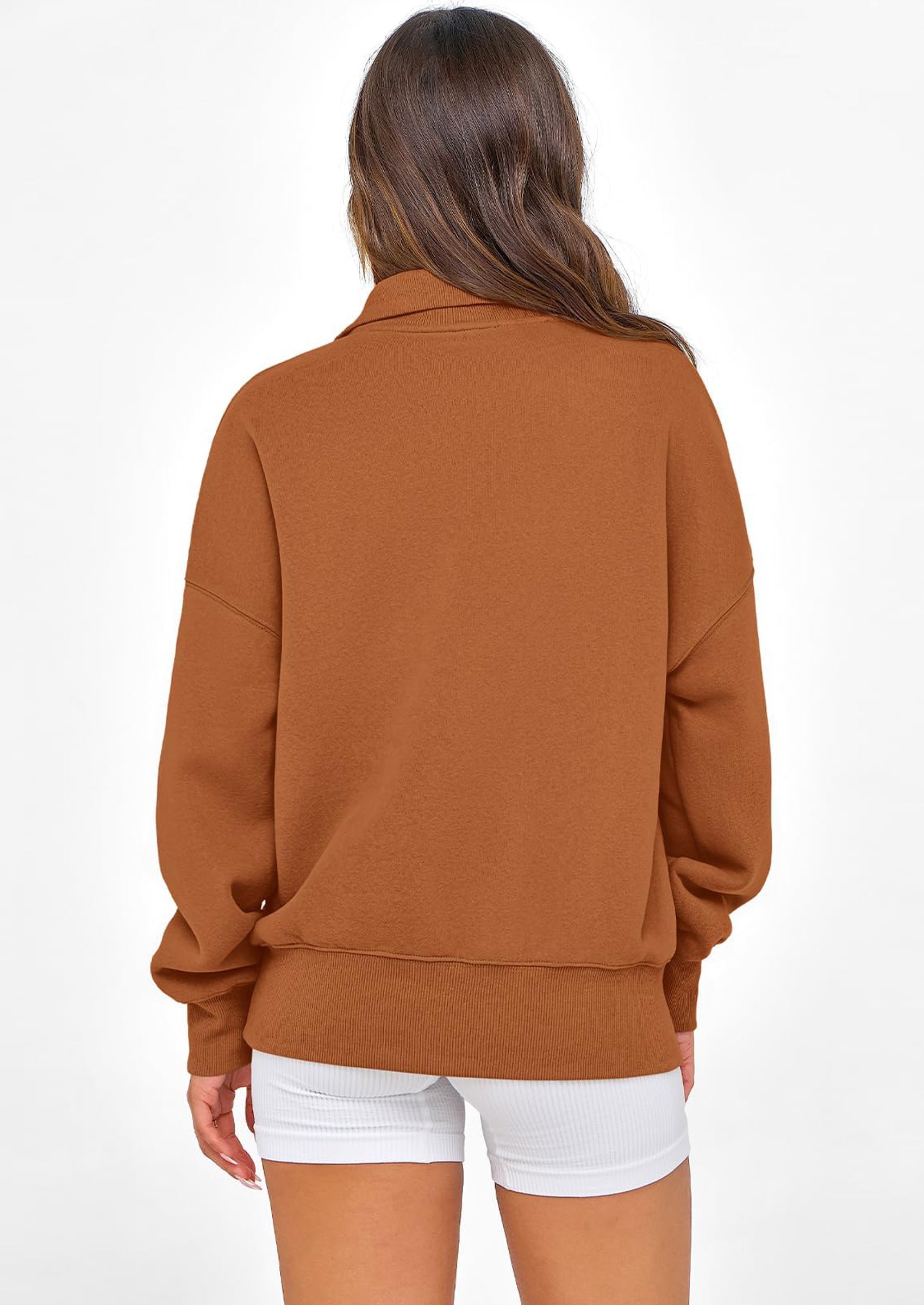 PRETTYGARDEN Womens Half Zip Oversized Sweatshirts Fleece Hoodies Trendy Long Sleeve Pullover Tops Y2k Spring Outfits