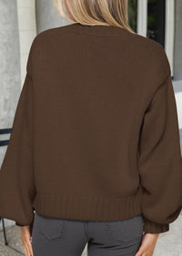 PRETTYGARDEN Women's Winter Cardigan Sweaters Trendy Chunky Knit Long Sleeve Button Up Casual Warm Fall Jackets Coats