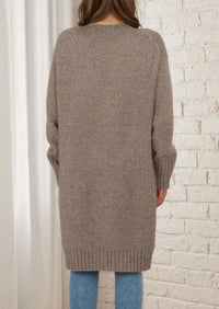 PRETTYGARDEN Fall Long Sleeve Cardigan Sweaters for Women Trendy Winter Open Front Loose Knitted Cardigans with Pockets