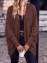 PRETTYGARDEN Batwing Long Sleeve Lightweight Cardigan Sweaters for Women | Batwing Sleeve Long Cardigans, Loose Fit Soft Ribbed Knit Light Weight Sweater, Early Fall Fashion Streetwear, Travel Outfits