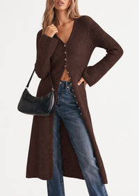PRETTYGARDEN Women Long Cardigan Bell Sleeve Sweater Dress  Early Fall Fashion, V Neck Button Down Coats, Fit and Flare, Duster Sweater, Business Casual Outfits, Acrylic Cotton Blend