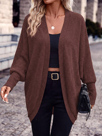 PRETTYGARDEN Batwing Long Sleeve Lightweight Cardigan Sweaters for Women | Batwing Sleeve Long Cardigans, Loose Fit Soft Ribbed Knit Light Weight Sweater, Early Fall Fashion Streetwear, Travel Outfits