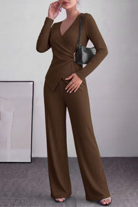 PRETTYGARDEN Women Fall 2 Piece LoungeWear Pant Sets