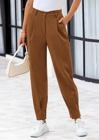 PRETTYGARDEN Womens Dress Pants Business Casual Trendy High Waisted Ankle Length Dressy Trousers Slacks Work Clothes