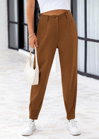 PRETTYGARDEN Womens Dress Pants Business Casual Trendy High Waisted Ankle Length Dressy Trousers Slacks Work Clothes