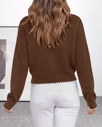 PRETTYGARDEN Casual Long Sleeve Strappy Sweaters for Women