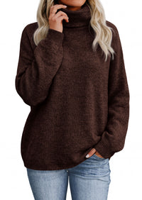 PRETTYGARDEN Women's Winter Turtleneck Sweaters Oversized Warm Pullover  Cozy Chunky Knit Sweater, Long Sleeve Tunic, Loose Fit Dressy Casual Tops, Trendy Fall Fashion Clothing, Holiday Outfits