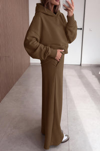 PRETTYGARDEN Women 2 Piece Lounge Sets Long Sleeve Hoodies Wide Leg Sweatpants Sweatsuits Workout Set Fall Outfits 2026