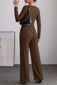 PRETTYGARDEN Women Fall 2 Piece LoungeWear Pant Sets