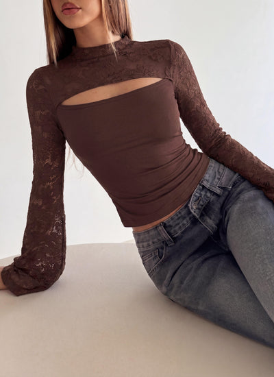 PRETTYGARDEN Womens Tops Fall Sexy Bell Long Sleeve Shirts Cut Out Fitted Y2k Lace Tshirt Ruched Going Out Crop Top 2026