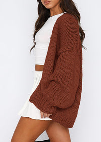 PRETTYGARDEN Cardigan Sweaters for Women Trendy Fall Fashion Long Sleeve Chunky Knit Cardigans Winter Clothing Outfits