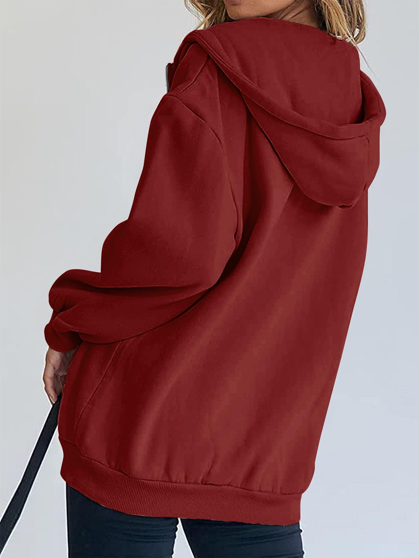 PRETTYGARDEN Women's Zip Up Y2K Hoodies Casual Long Sleeve Sweatshirts Fall Spring Track Jackets with Pockets