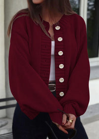 PRETTYGARDEN Women's Winter Cardigan Sweaters Trendy Chunky Knit Long Sleeve Button Up Casual Warm Fall Jackets Coats