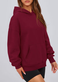 PRETTYGARDEN Womens Oversized Hoodies Fleece Hooded Sweatshirts Long Sleeve Pullover Tops Fall Outfits Winter Clothes