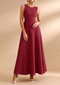 PRETTYGARDEN Women's Summer Tank Maxi Dress Spring Sleeveless Swing A Line Long Flowy Elegant Cocktail Dresses Pockets PRETTYGARDEN