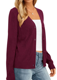 PRETTYGARDEN Women's Soft Winter Cardigan Sweaters Lightweight Knit Button Up Shrug Fall Sweater Tops PRETTYGARDEN