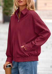 PRETTYGARDEN Women's Faux Suede Motorcycle Jacket Trendy Fall Fashion Oversized Zip Up Coats Winter Clothes Outerwear