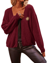 PRETTYGARDEN Women's Soft Fuzzy Cardigan Oversized Open Front Knit Sweaters