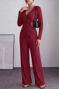 PRETTYGARDEN Women Fall 2 Piece LoungeWear Pant Sets