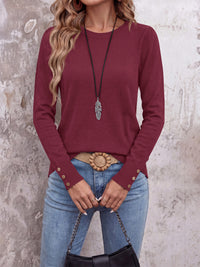 PRETTYGARDEN Womens Sweaters Long Sleeve Lightweight Knit Pullover Tops Crewneck Button Cuff Dressy Casual Fall Outfits 2026