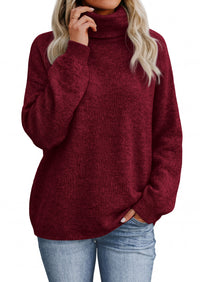 PRETTYGARDEN Women's Winter Turtleneck Sweaters Oversized Warm Pullover  Cozy Chunky Knit Sweater, Long Sleeve Tunic, Loose Fit Dressy Casual Tops, Trendy Fall Fashion Clothing, Holiday Outfits