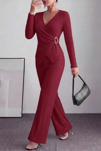 PRETTYGARDEN Women Fall 2 Piece LoungeWear Pant Sets