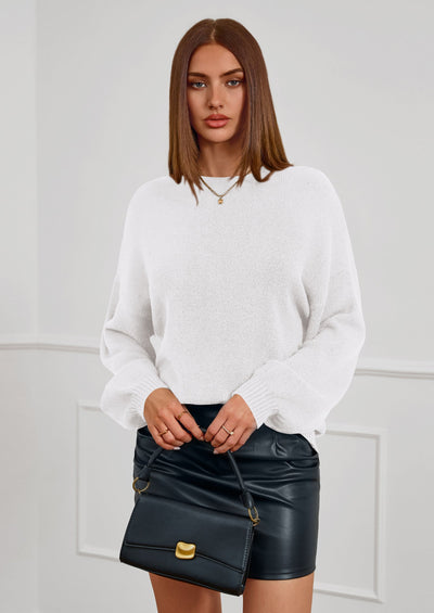 PRETTYGARDEN Women's Fall Oversized Sweaters Dressy Casual Long Sleeve Chunky Knit Winter Pullover Tops Holiday Outfits PRETTYGARDEN