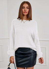 PRETTYGARDEN Women's Fall Oversized Sweaters Dressy Casual Long Sleeve Chunky Knit Winter Pullover Tops Holiday Outfits PRETTYGARDEN